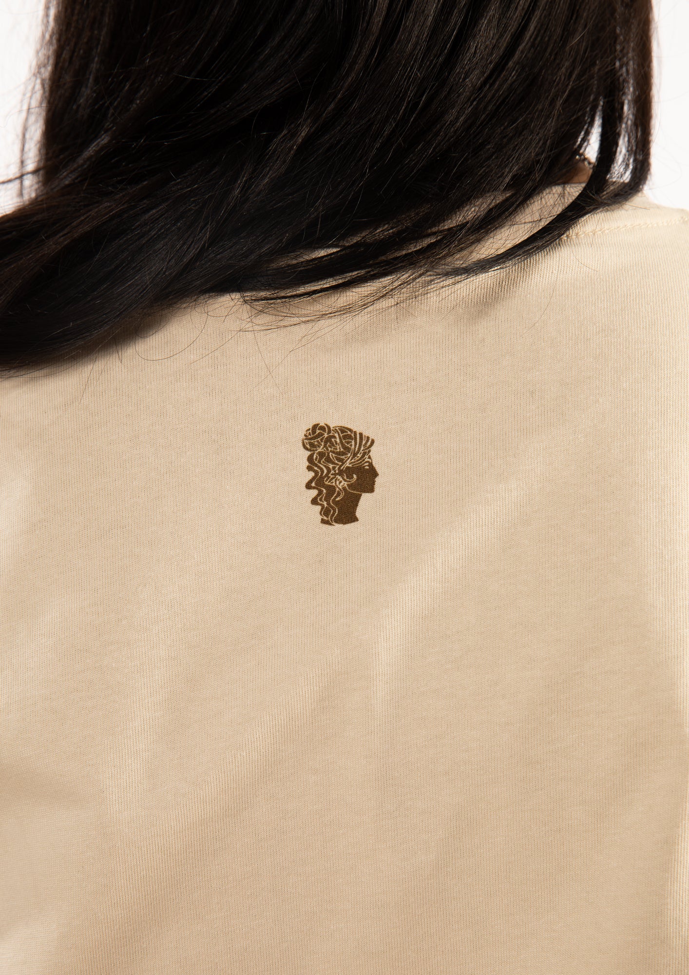 Unisex Oversized Beige T-Shirt
