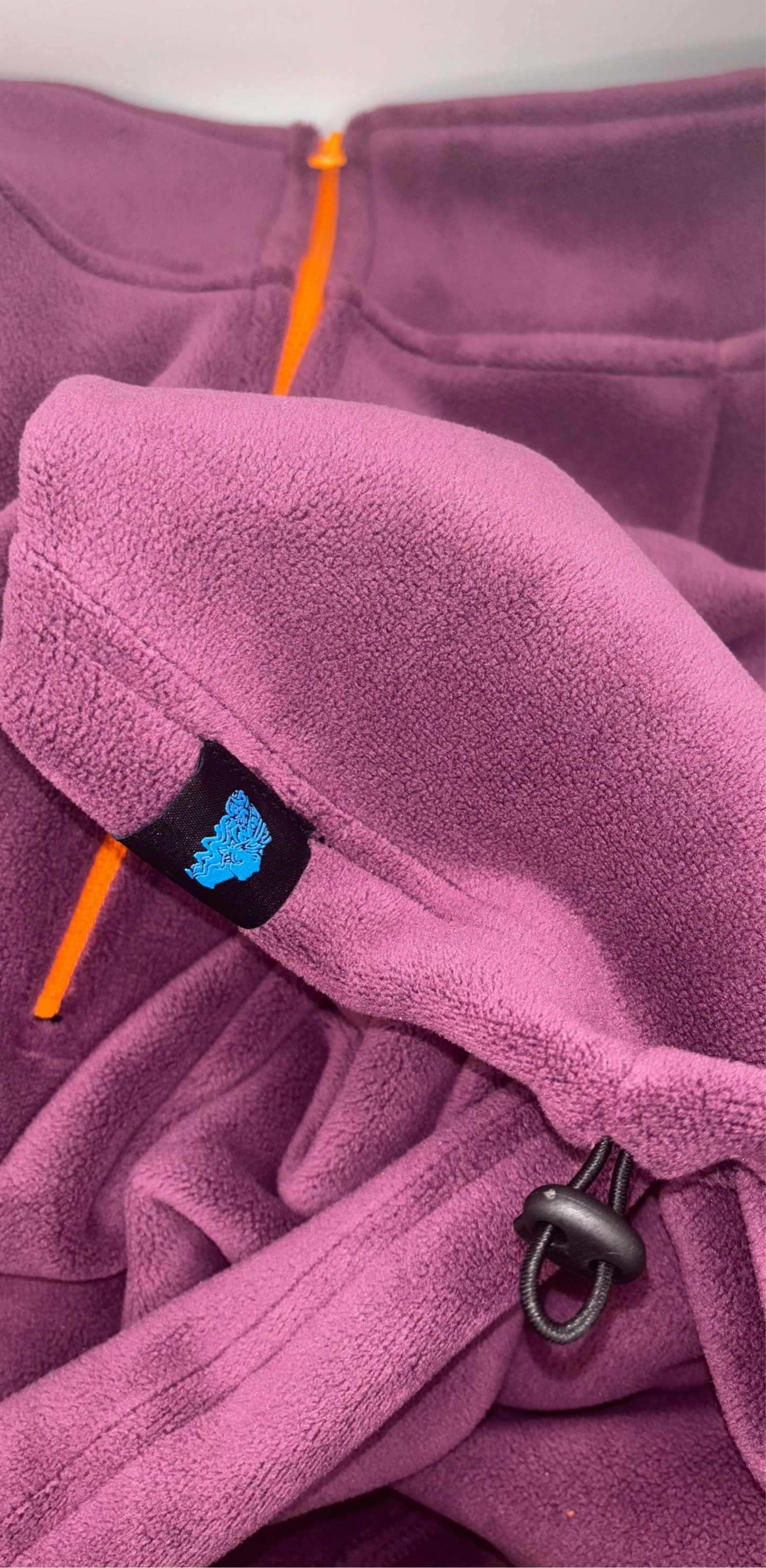 Mauve Quarter Zip Fleece