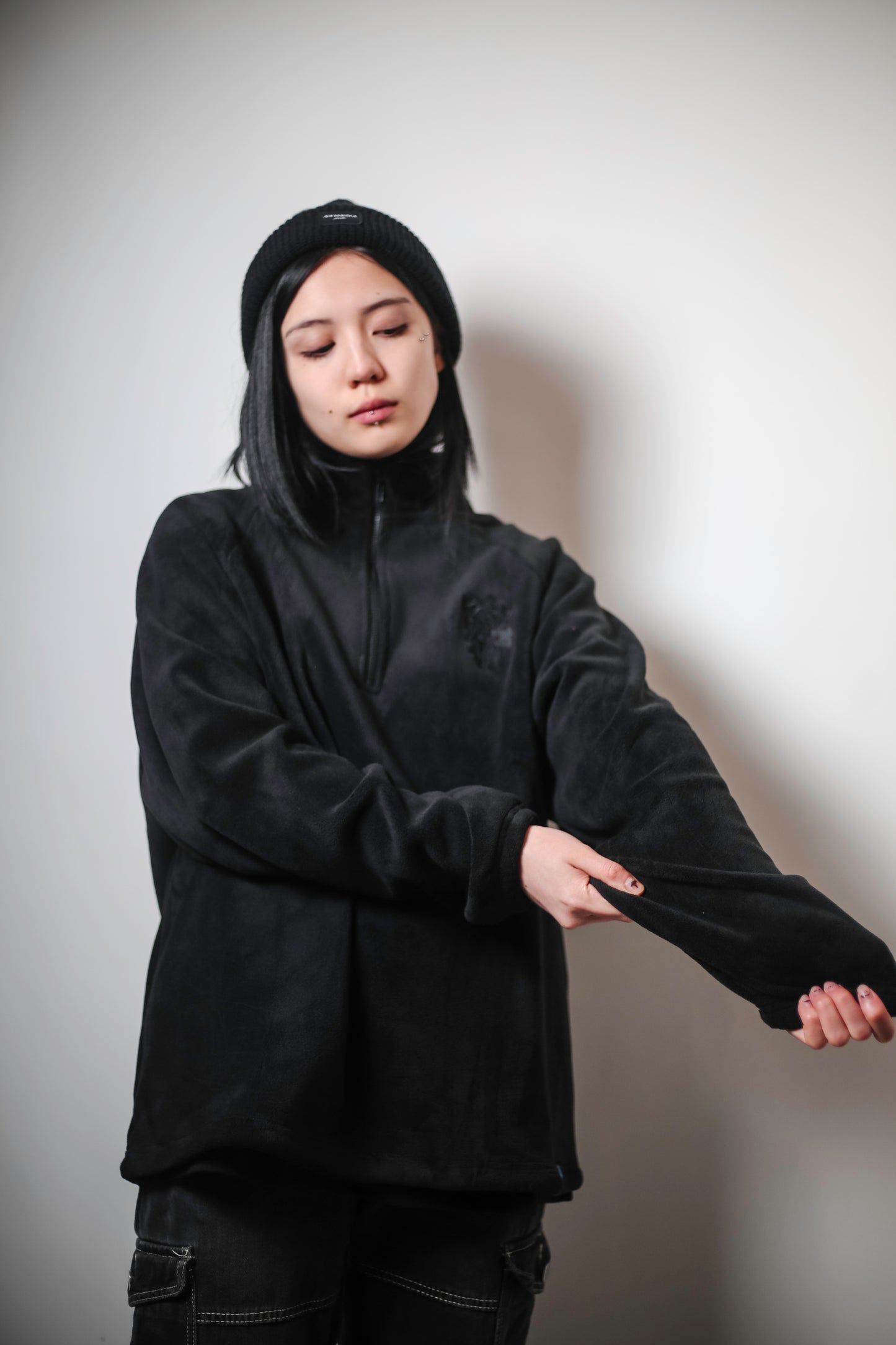 Black Quarter Zip Fleece