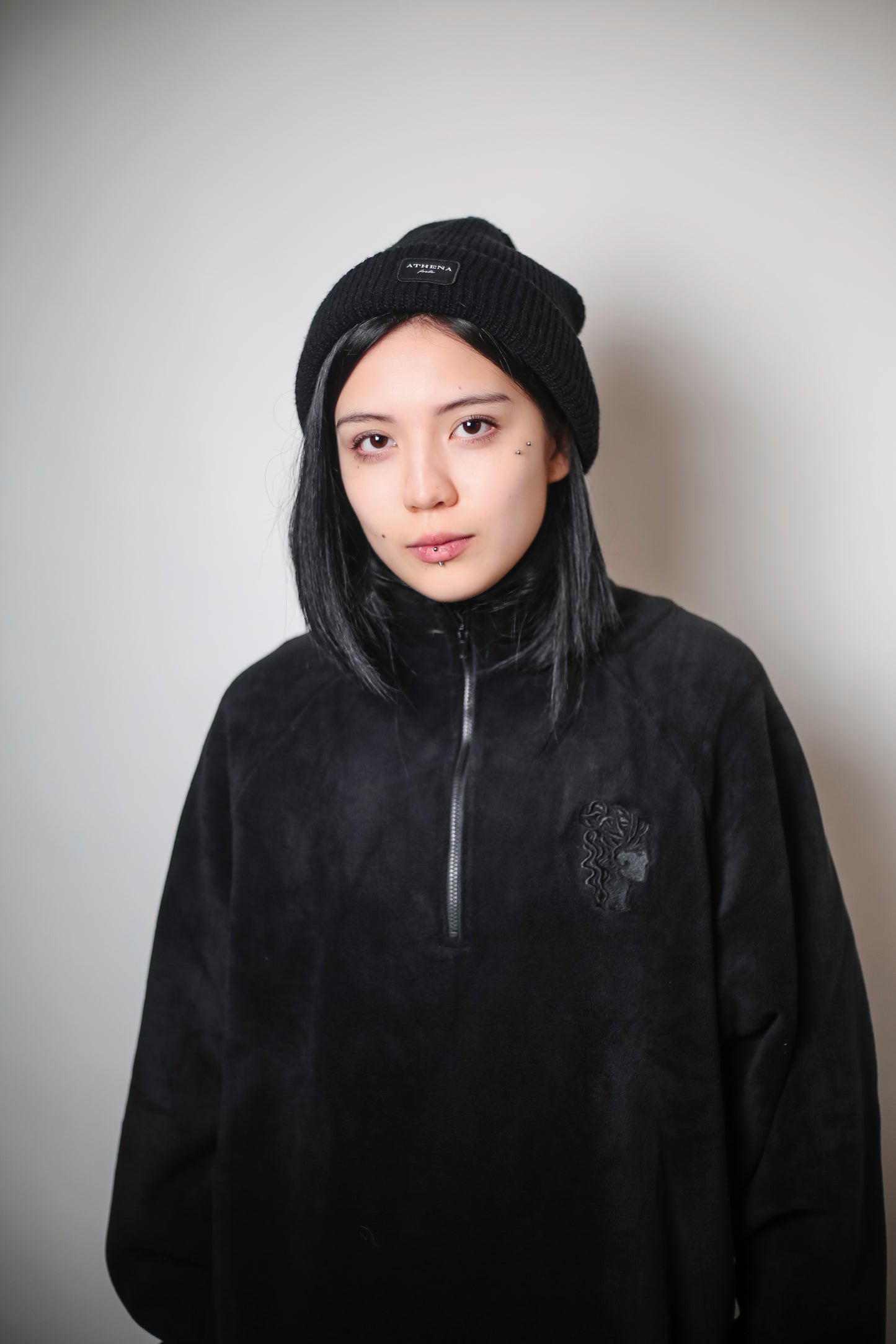 Black Quarter Zip Fleece