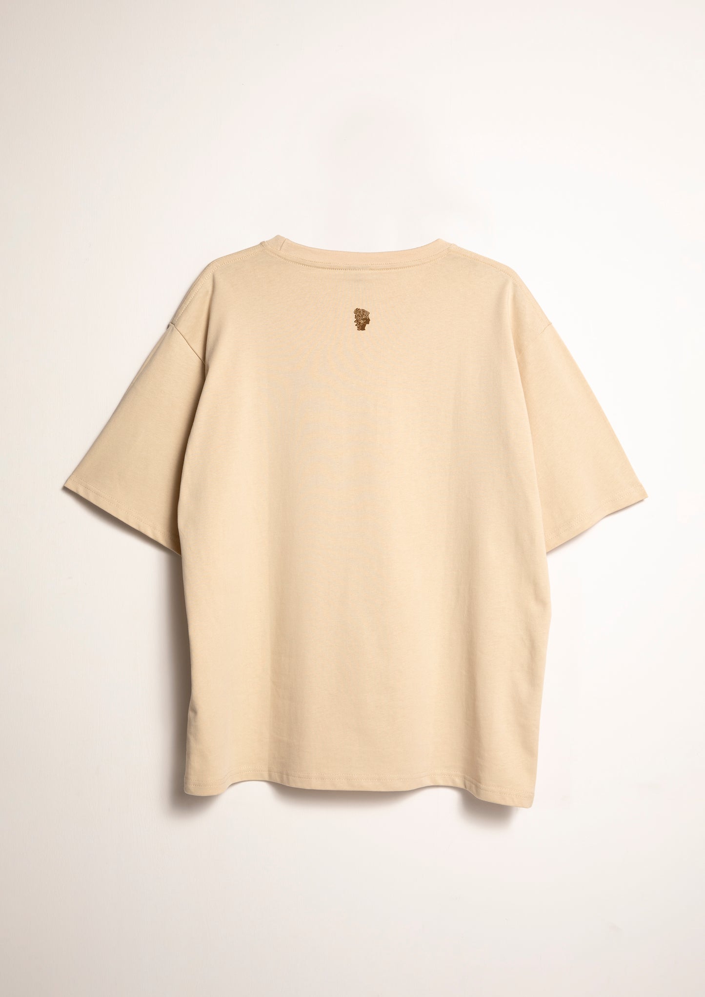 Unisex Oversized Beige T-Shirt