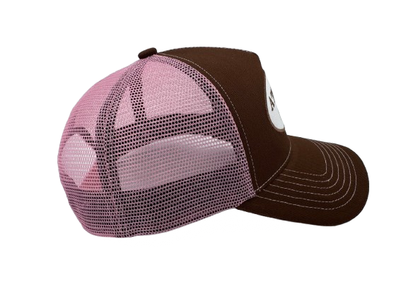 Trucker Cap - Pink & Brown