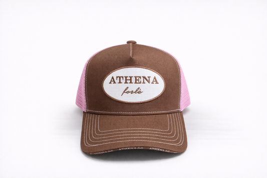 Trucker Cap - Pink & Brown