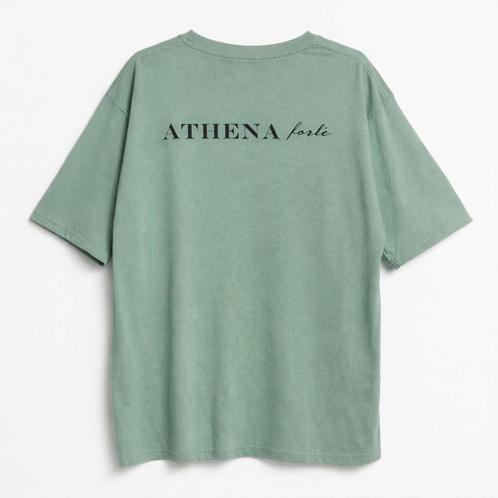 Oversized T - Sea Green