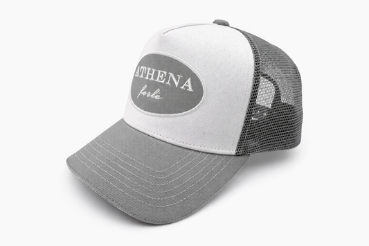 Trucker Cap – Grey & White